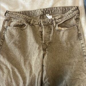 Denim Baggy Wide Jeans